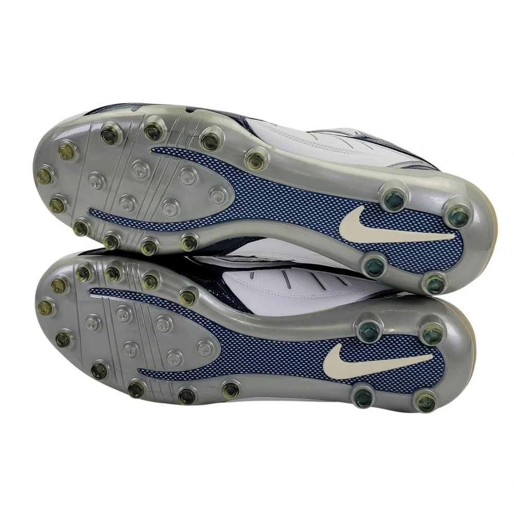 Nike Air Zoom Super Bad FT‎ Men's Blue/White Football Cleats Size 16 NOS W/Box